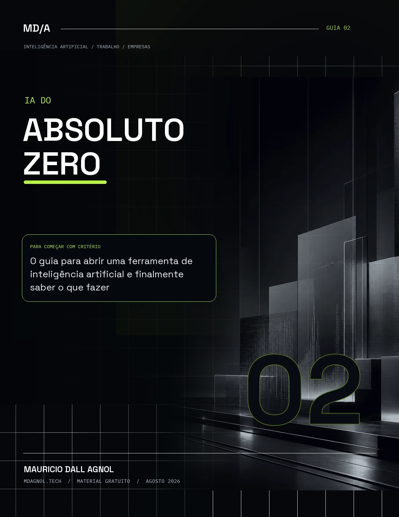 Capa do e-book IA do absoluto zero